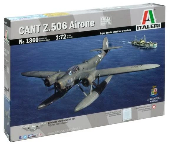 Italeri 1 72 Cant.z 506 Airone storico Upgrade