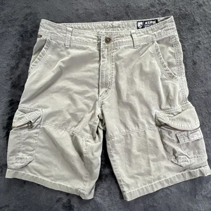 Kuhl Ambush Men's Cargo Shorts Size 36 Dark Khaki/Olive Vintage Patina Dye - Picture 1 of 6