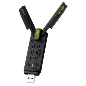 Adattatore USB WiFi7 6500Mbps BE6500 Scheda di Rete 2.4G&5.8G&6GHz Adattat3051 - Photo 1/1