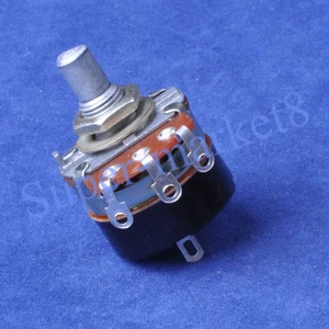 2pc A 1M OHM Log Audio Tape Round Shaft Rotary Switch Potentiometer Pot Tube Amp - Picture 1 of 3
