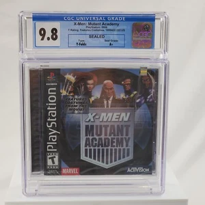 X-Men: Mutant Academy (Sony PlayStation 1, 2003) PS1 CGC 9.8 A+ New Sealed Game - Picture 1 of 6