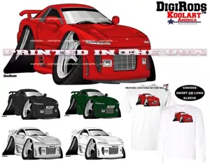 T-Shirt Mitsubishi 3000 GT 3000GT klassisches Modell DigiRods/Koolart Cartoon Auto - Bild 1 von 7
