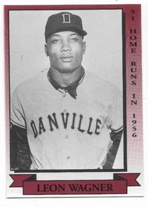 Leon Wagner 2005 Carolina League 50th Year All-Time Anniversary Card  - Imagen 1 de 1
