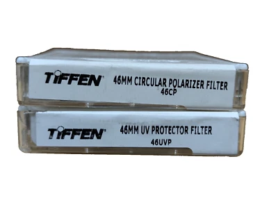 Tiffen 46mm Circular Polarizer & UV Protector Filter Set, 2 Filters 46CP & 46UVP - Image 1 of 4