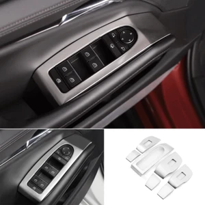 For Mazda 3 Axela 2019-2022 Silver Titanium Window lift panel switch cover trim - Picture 1 of 4
