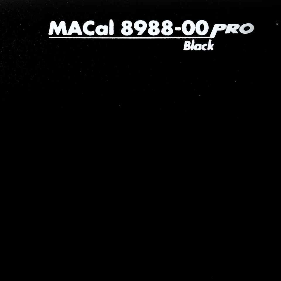 MACTAC 1 m (13,95 € /m) Klebefolie, Selbstklebefolie schwarz matt 61,5 cm