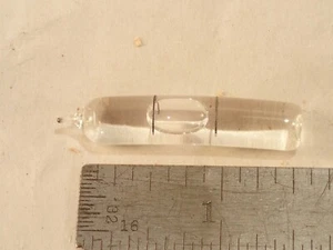STANLEY No. 208 Proved Level Glass Vial, 1.5 "L - Old Hdw. Stock! - Picture 1 of 2