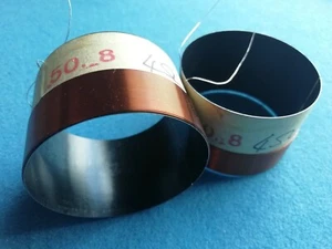 1 pcs ID: 50.8mm 2" 4 ohm 2F horn voice coil woofer bass speaker black aluminous - Picture 1 of 2