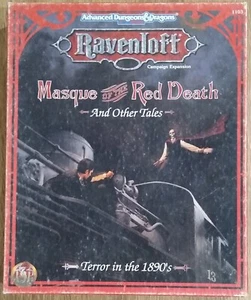 Ravenloft Masque Of The Red Death 1103 Advanced Dungeons & Dragons Boxed Set TSR - Picture 1 of 3