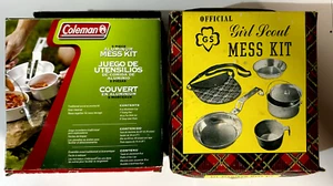 2 - Coleman Aluminum Mess Kit - Cup, Pan, Pot and Plate - Picture 1 of 6