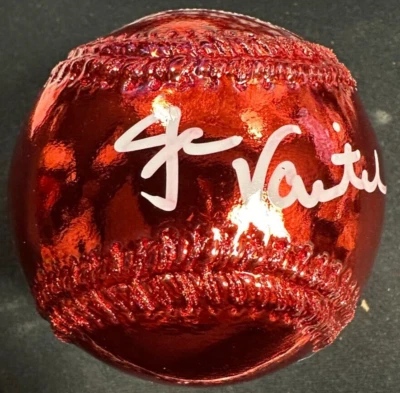 Jason Varitek Autographed Red Chrome Baseball 3/33 Boston Red Sox JSA - Image 1 of 4