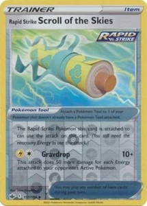 Pokemon Chilling Reign Rapid Strike Scroll of the Skies Reverse Holo 151/198 - Picture 1 of 1
