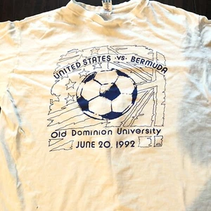 Vintage Adidas Shirt Mens XL 1992 USA vs Bermuda Olympic Watch Party ODU READ - Picture 1 of 11