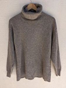 Free People Gray Oversized Softly Structured Knit Tunic Sweater Size XS - Picture 1 of 7
