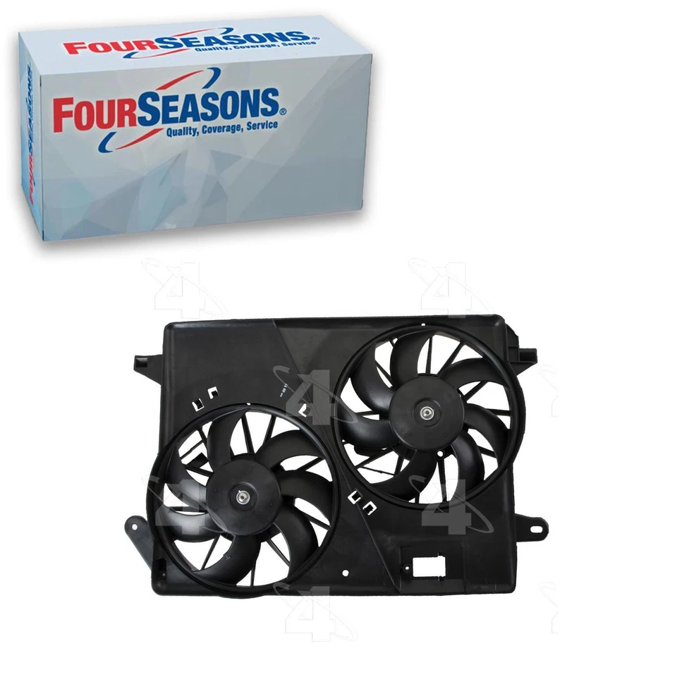 Conjunto de ventilador condensador y radiador doble 4 estaciones para Dodge Charger 2012-2022 Foto 1 de 4