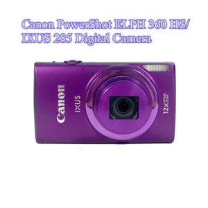 Canon PowerShot ELPH 360 HS/IXUS 285 Digital Camera Built-in Wi-Fi AE/FE Lock - Picture 1 of 11