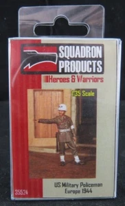 Heros & Warriors Policía Militar de Estados Unidos MP Europa 1944 35524 1/35 Escuadrón Productos - Imagen 1 de 2