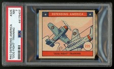 1941 R40 Defending America #225 Dog Fight Training PSA 7 NM #44175407