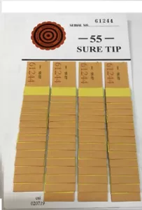 One Dozen # 55 Sure Tip Boards (0-0/9-9) Pull Tabs/Jar Tickets Free Shipping - Picture 1 of 3