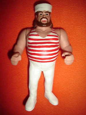 TUGBOAT FIGURE WWF HASBRO CUSTOM WWE TYPHOON WRESTLING RARE SHOCKMASTER WCW - Image 1 of 3