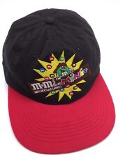 M&M MINIS chocolate candy black adjustable cap / hat - youth size 
