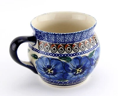 Polish Pottery 16 oz Bubble Coffee Mug – Stoneware by Zaklady Boleslawiec