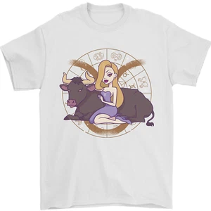 Taurus Star Sign Zodiac Astrological Mens T-Shirt 100% Cotton - Picture 1 of 95