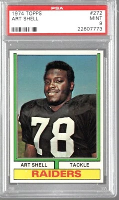 Art Shell 1974 Topps #272 PSA 9 - Image 1 of 2