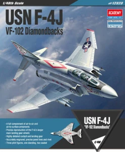 [1/48] 12323 USN F-4J VF-102 Diamondbacks ACADEMY MODEL HOBBY KITS - Picture 1 of 7