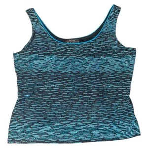Vintage Alex Evenings Sleeveless Shimmer Metallic Blouse Top Petite (PXL) ~EUC - Picture 1 of 5