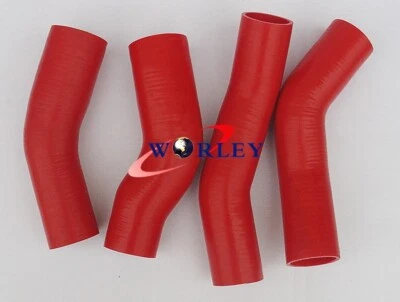 SILICONE Intercooler Hose for NISSAN 300ZX 1990-96 FAIRLADY Z32 1990-2000 RED - Image 1 of 4