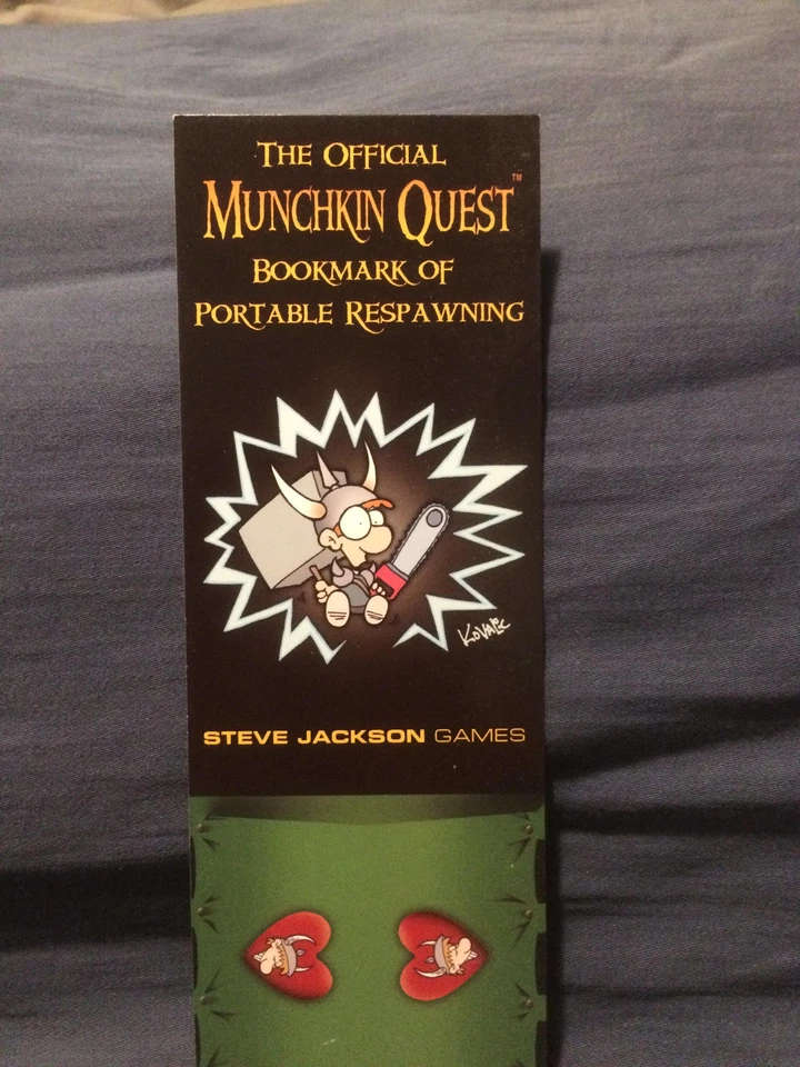 Official Munchkin Quest Bookmark of Portable Respawning - Narrow Version - Image 1 of 1