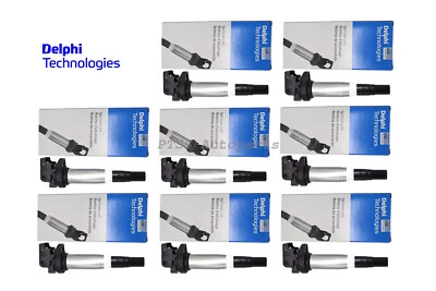 12 13 8 616 153 8 piezas Bobinas de encendido Delphi originales metálicas para BMW M5 M6 X5 X6 Foto 1 de 4