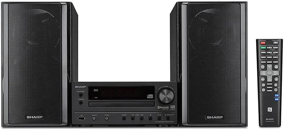 Sharp XL-HF203B Hi-Fi Component Stereo Speaker System with High Resolution Audio - Image 1 of 1