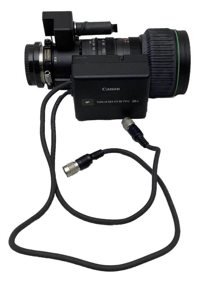 Canon YJ20x8.5B4 ITS-RE PX12 IF 20X BCTV Zoom Video Lens  - Image 1 of 4