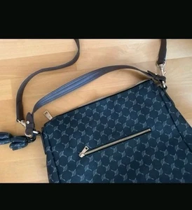 Joop Handtasche, Kornblumen, Schwarz/Grau, Top! - Bild 1 von 4