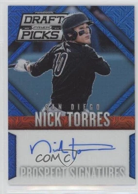 2014 Panini Prizm Perennial Draft Picks Blue Mojo /75 Nick Torres #66 Auto - Image 1 of 2
