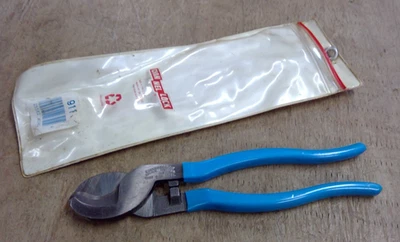 Cortador de cables Channellock 911, 9,5 pulgadas de aceite, corte de cizallamiento, cobre suave 2/0 Foto 1 de 4