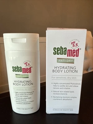 Loción corporal hidratante antiseca SebaMed 200 ml caduca 10/2026 Foto 1 de 4