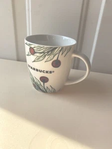 STARBUCKS 2020 Christmas Holiday Coffee Mug 12 oz Red Holly Berries - Picture 1 of 4