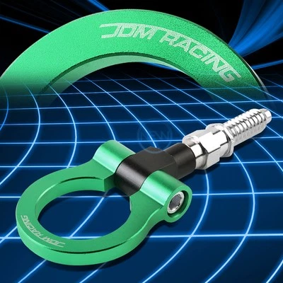 Kit de gancho de reboque dianteiro/traseiro alumínio verde 7" para 1997-2006 BMW 3/5/7 Series Z3/Z4 - Imagem 1 de 4