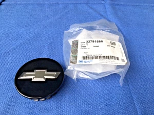 Genuine GM Chevrolet Gloss Black Wheel Center Cap 22791586 (1PC)  - Picture 1 of 1