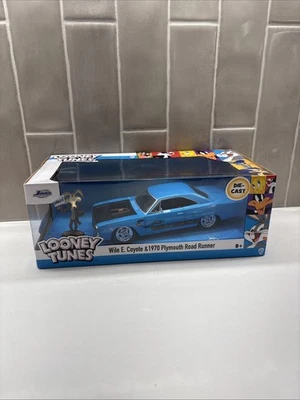 Литой автомобиль Jada Toys 1970 Blue Plymouth Road Runner Coyote 1:24 Looney Tunes - Изображение 1 из 4