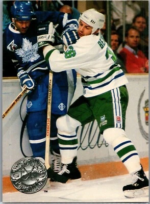 1991-92 NHL Pro Set Platinum - #176 Marc Bergevin - Image 1 of 2