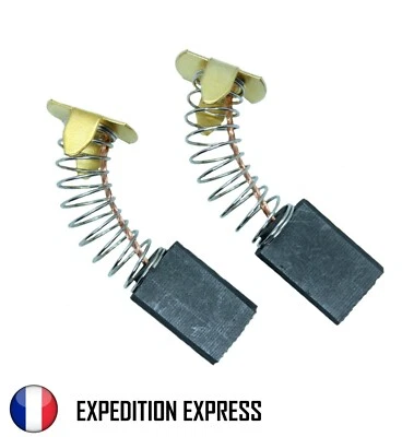 Paire de charbons pour moteur électrique 5 x 11 x 16 mm Universel Balais Brosses - Photo 1/4