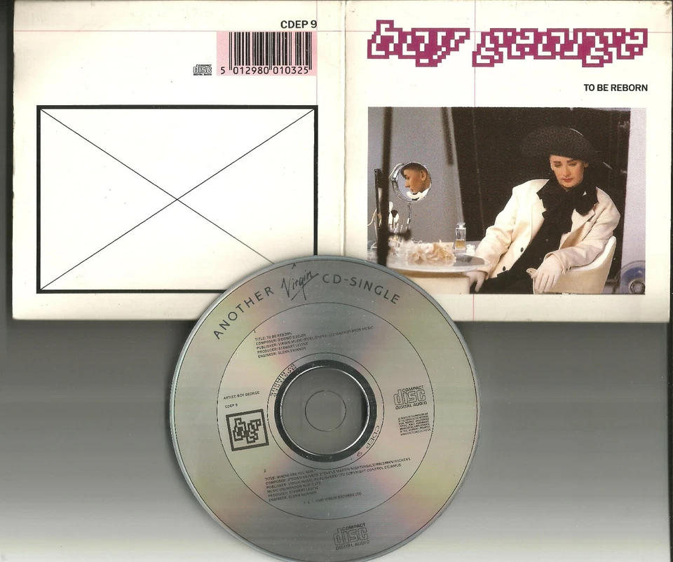 Culture Club BOY GEORGE To Be Reborn LIMITD Europe PRESSING CD single USA Seller Foto 1 de 1