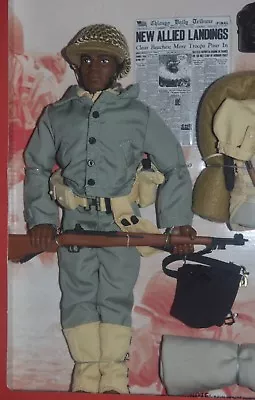 GI Joe D-DAY SALUTE African-American Soldier Limited Edition 12" 1997 MIP - Image 1 of 4