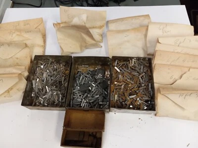 Letterpress Type ( NEW ) 1950's - ? Point ( Huge LOT Spacers + Quads + Thins   ) - Image 1 of 4