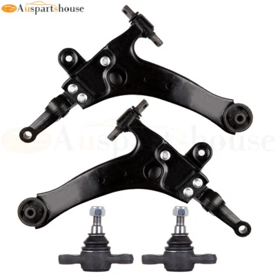 4x Lower Control Arms Lower Ball Joints For Hyundai Sonata Kia Amanti Optima - Image 1 of 4