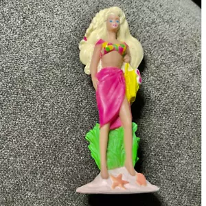 1991 McDonald's Mattel Hawaiian Fun Barbie Figurine Happy Meal Toy Vintage - Picture 1 of 4